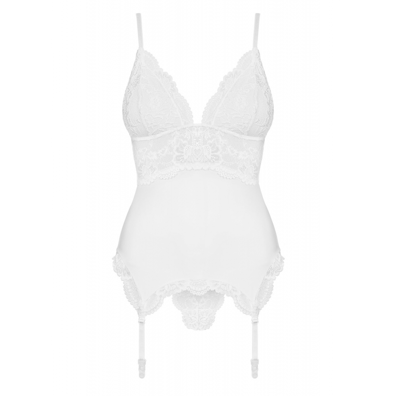 810-COR-2 Guêpière Blanc