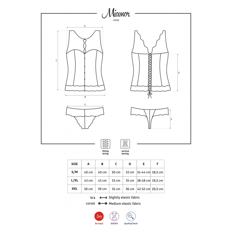 Miamor Corset Noir