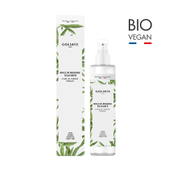 Huile de massage éclatante chanvre francais 100 ml Bio Vegan Comestible