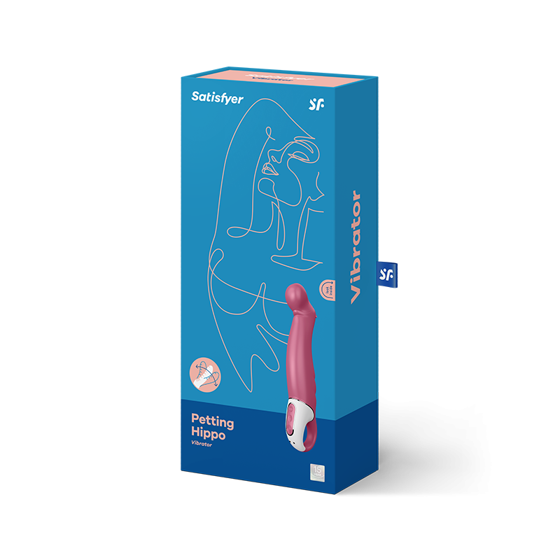 Vibromasseur Satisfyer Vibes Petting Hippo Rose
