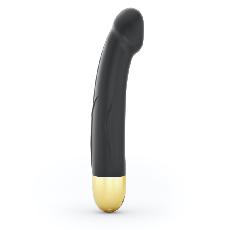 Vibromasseur Real Vibration M 22 cm 2.0 Noir et Or