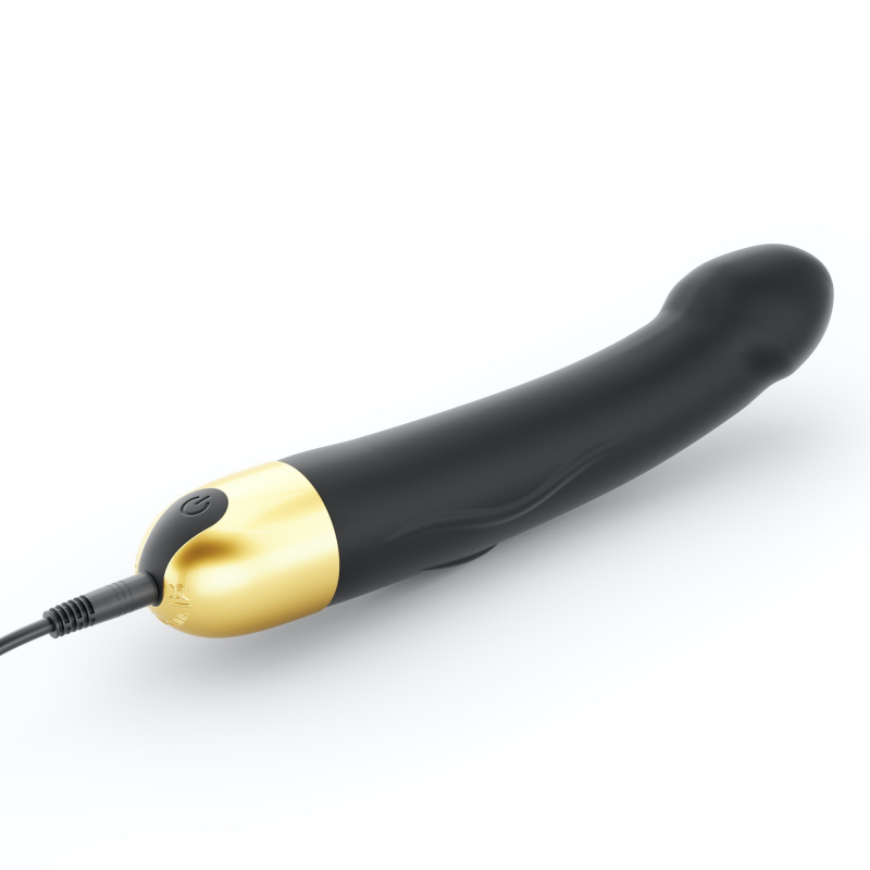 Vibromasseur Real Vibration M 22 cm 2.0 Noir et Or