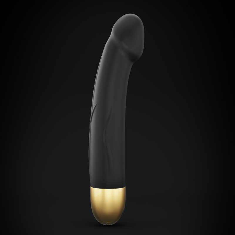 Vibromasseur Real Vibration M 22 cm 2.0 Noir et Or