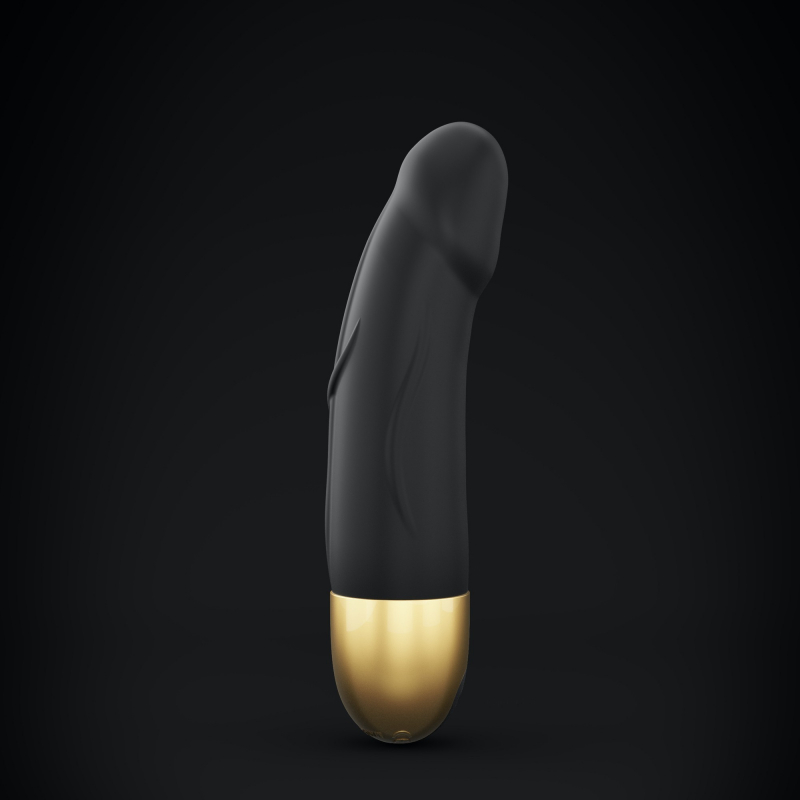 Vibromasseur Real Vibration S 16 cm 2.0 Noir et Or