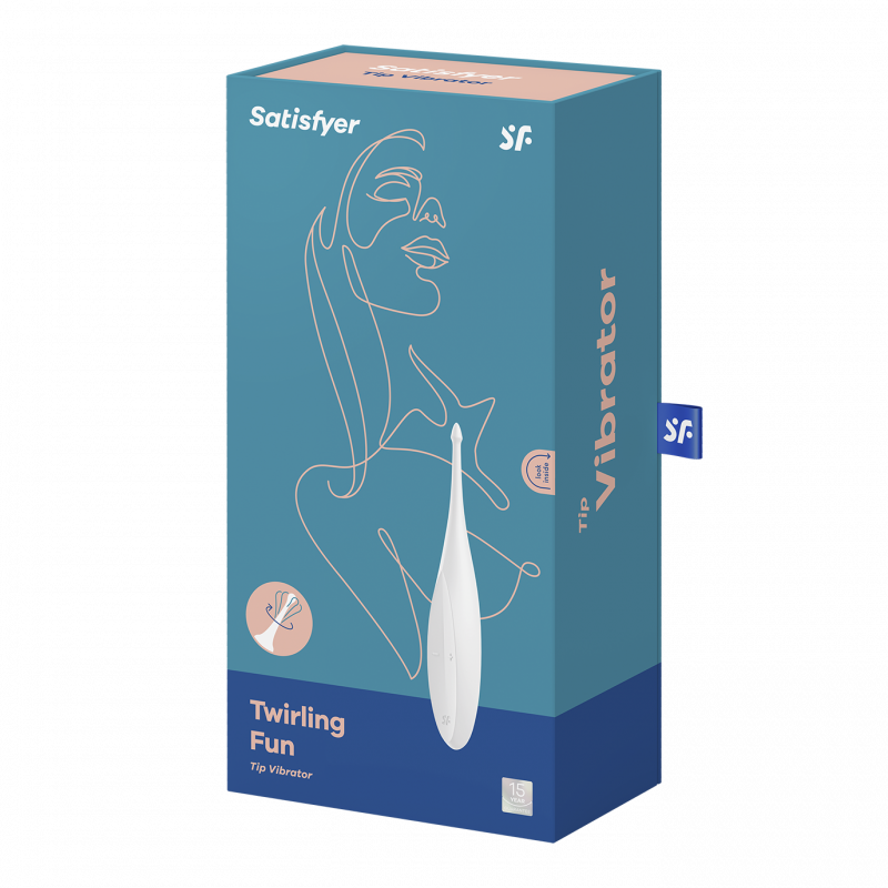 Vibromasseur Twirling Fun Blanc