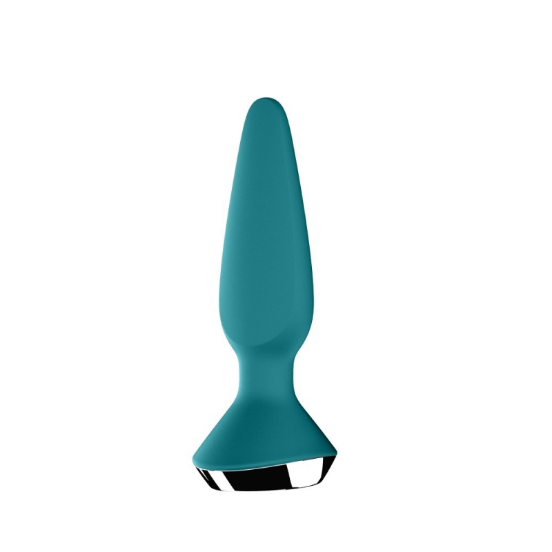 Plug anal vibrant connecté Satisfyer Plug-ilicious 1 Bleu