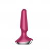 Plug anal vibrant connecté Satisfyer Plug-ilicious 2 Bordeaux