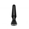 Plug anal vibrant connecté Satisfyer Plug-ilicious 2 Noir