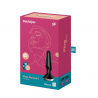 Plug anal vibrant connecté Satisfyer Plug-ilicious 2 Noir