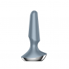 Plug anal vibrant connecté Satisfyer Plug-ilicious 2 Gris