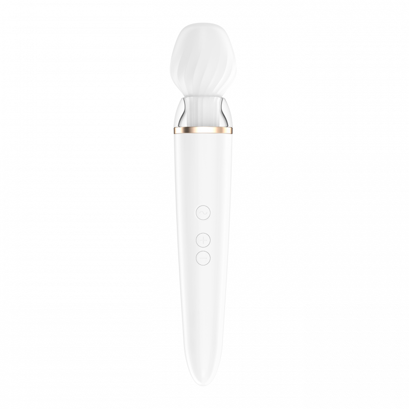 Masseur Satisfyer Double Wand-er Blanc