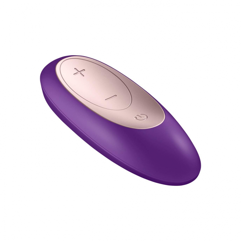 Stimulateur pour couple Satisfyer Double Plus Remote Violet