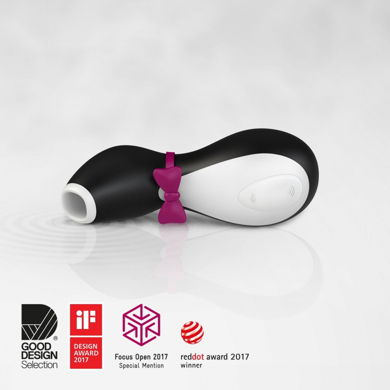 Stimulateur Satisfyer Pro Penguin Nouvelle Génération Noir et Blanc