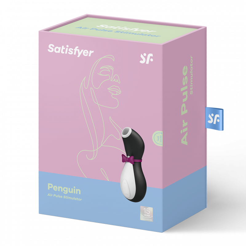 Stimulateur Satisfyer Pro Penguin Nouvelle Génération Noir et Blanc