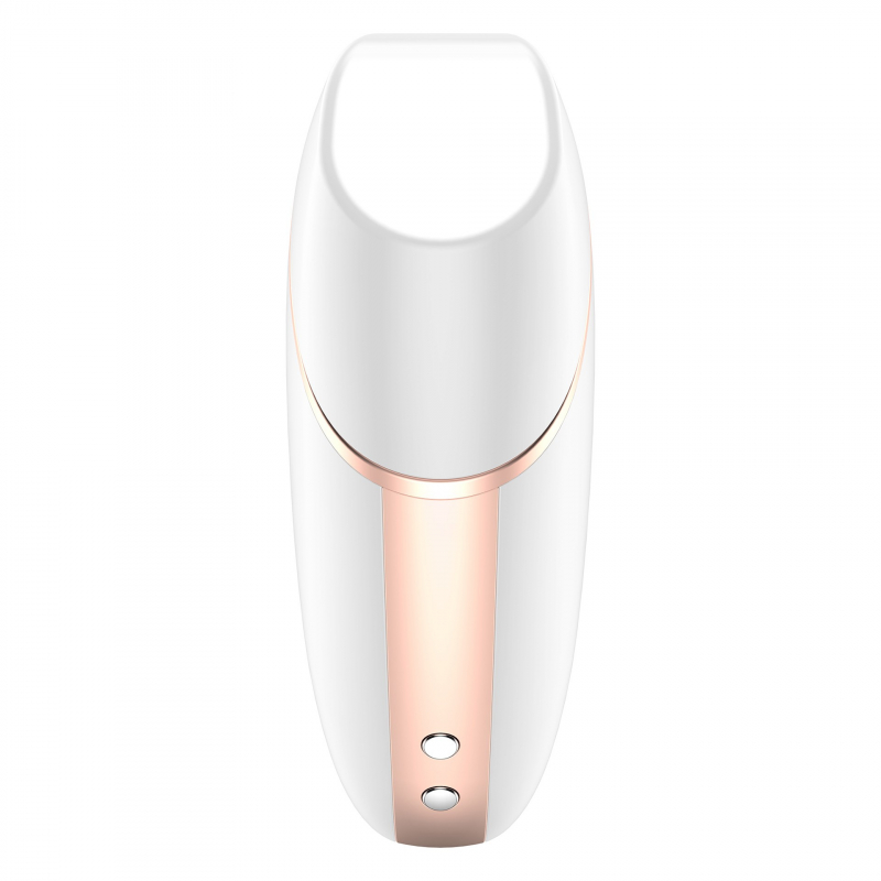 Stimulateur connecté Satisfyer Love Triangle Blanc et Or