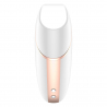 Stimulateur connecté Satisfyer Love Triangle Blanc et Or