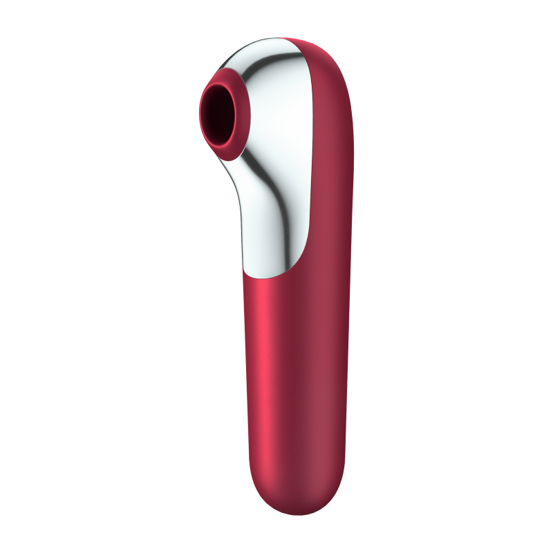 Stimulateur vibromasseur connecté Satisfyer Dual Love Fuchsia