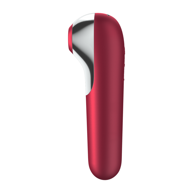 Stimulateur vibromasseur connecté Satisfyer Dual Love Fuchsia