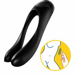 Stimulateur Satisfyer Candy Cane Noir