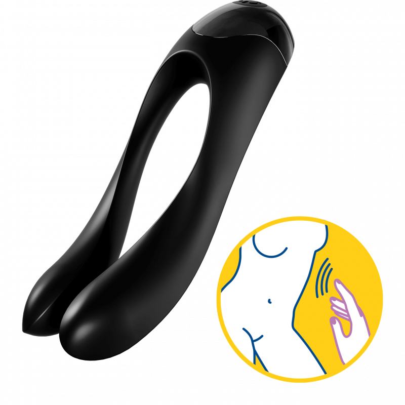 Stimulateur Satisfyer Candy Cane Noir