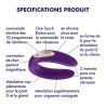 Stimulateur pour couple Satisfyer Double Plus Violet