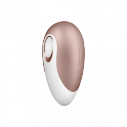 Stimulateur Satisfyer Deluxe Blanc et Or rose