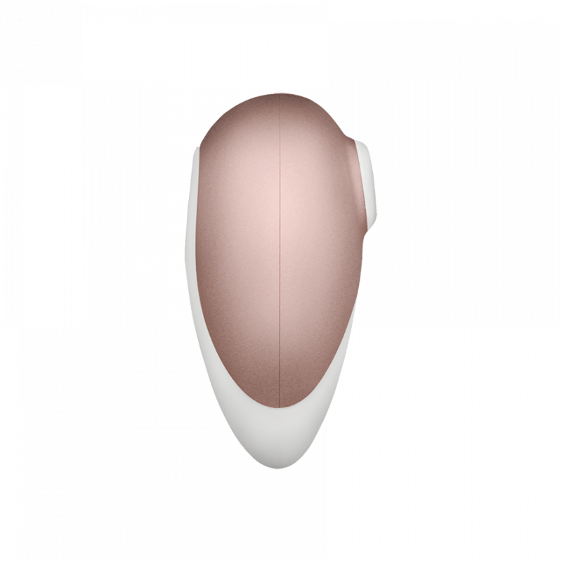 Stimulateur Satisfyer Deluxe Blanc et Or rose