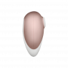 Stimulateur Satisfyer Deluxe Blanc et Or rose