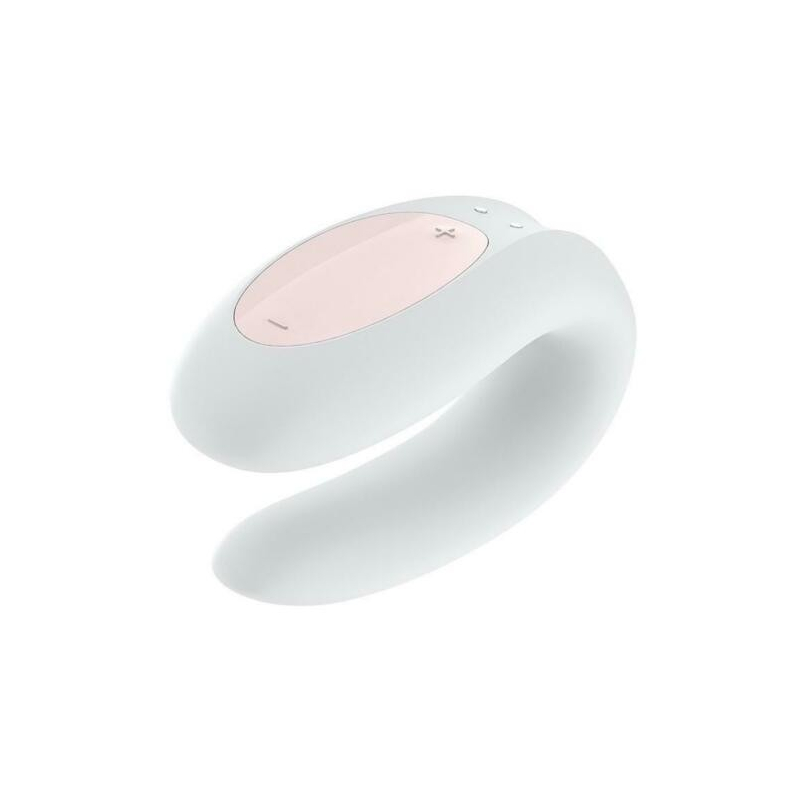 Stimulateur connecté pour couple Satisfyer Double Joy Blanc