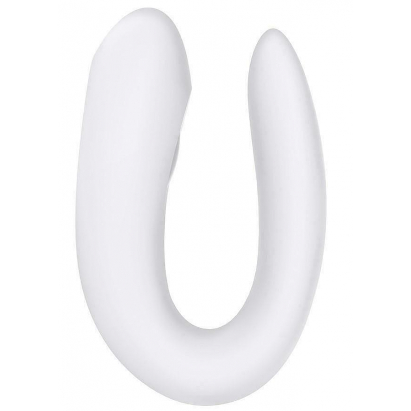 Stimulateur connecté pour couple Satisfyer Double Joy Blanc