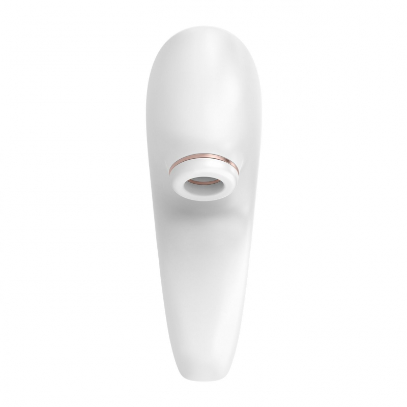 Stimulateur vibromasseur Satisfyer Pro 4 Couples Blanc et Or rose