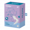Stimulateur vibromasseur Satisfyer Pro 4 Couples Blanc et Or rose