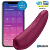 Stimulateur connecté Satisfyer Curvy 1 Bordeaux