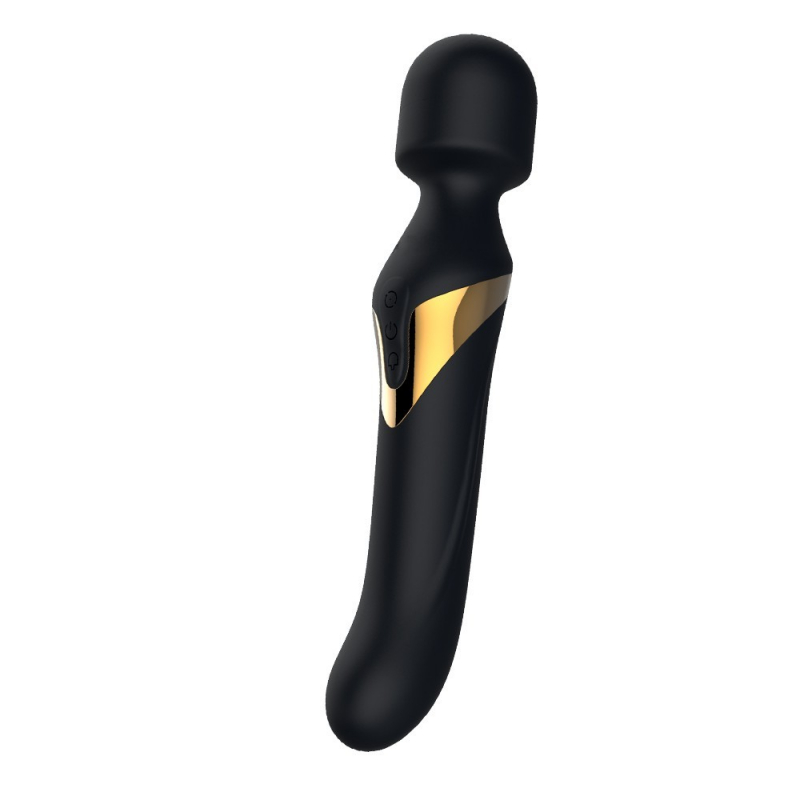 Stimulateur vibromasseur Dual Orgasms Noir et Or