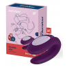 Stimulateur connecté pour couple Satisfyer Double Joy Violet