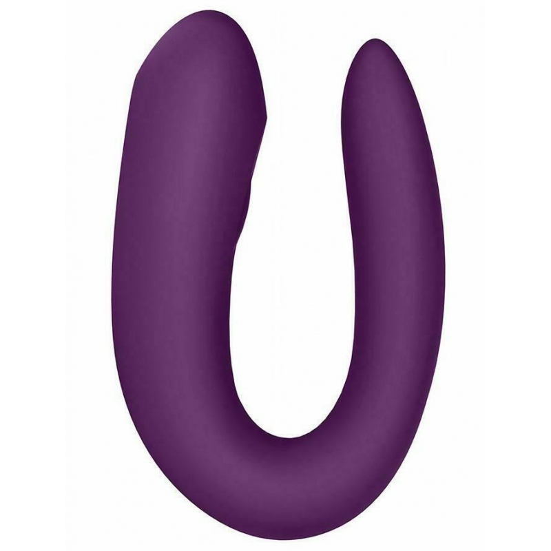 Stimulateur connecté pour couple Satisfyer Double Joy Violet