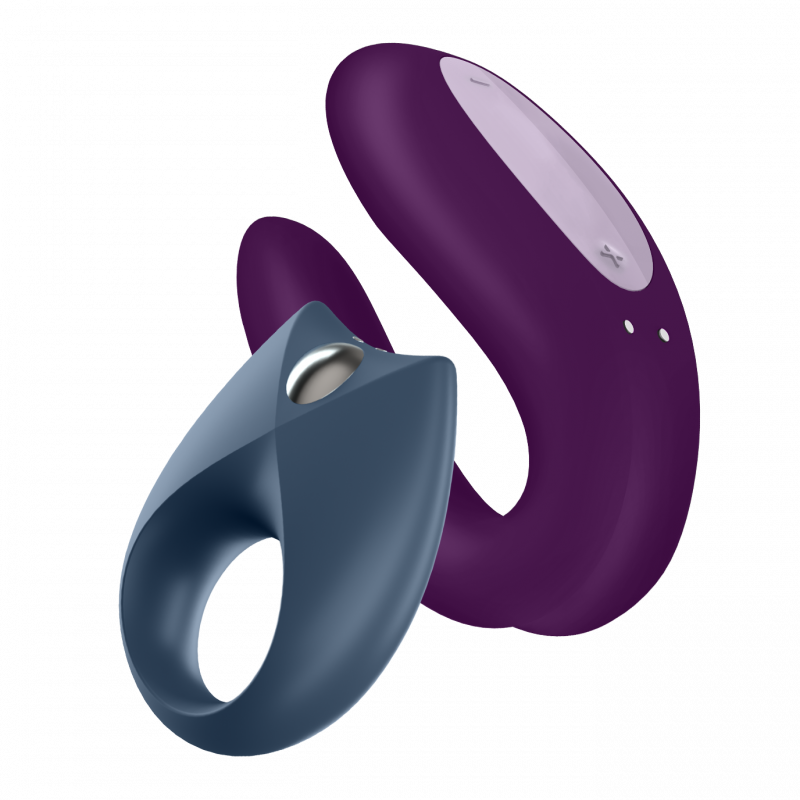 Partner box 2 vibromasseur et cockring pour couples