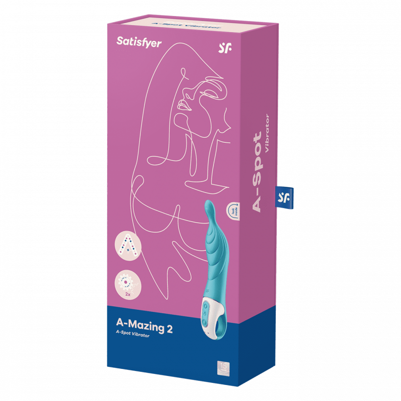 Vibromasseur Satisfyer A-Mazing 2 Turquoise