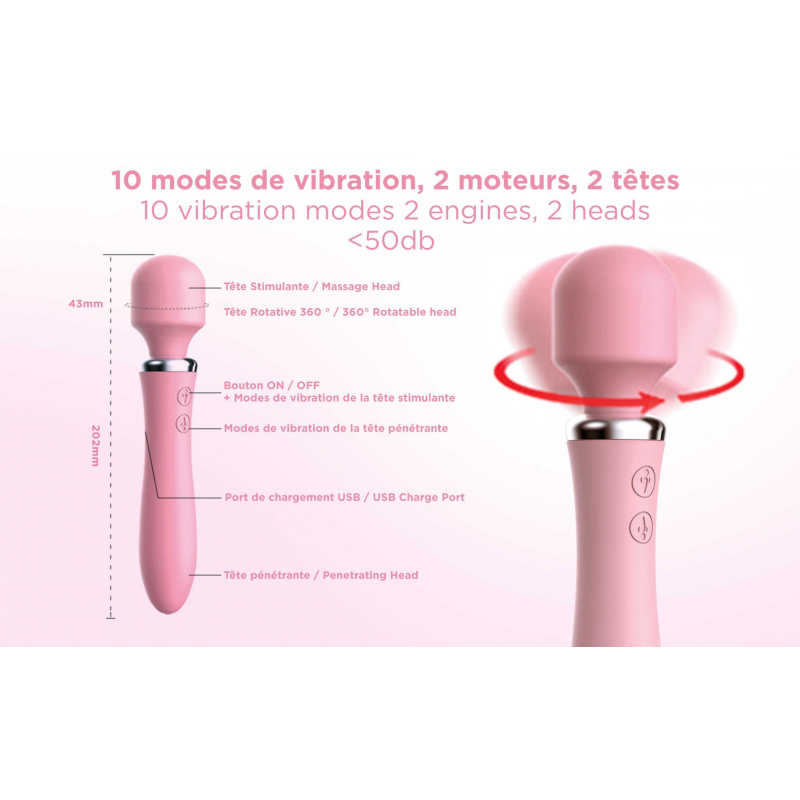 Powerful Wand Bordeaux