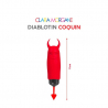 Mini vibromasseur Diablotin Coquin Clara Morgane Rouge