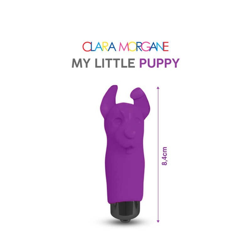 Mini vibromasseur My little Puppy Clara Morgane Violet