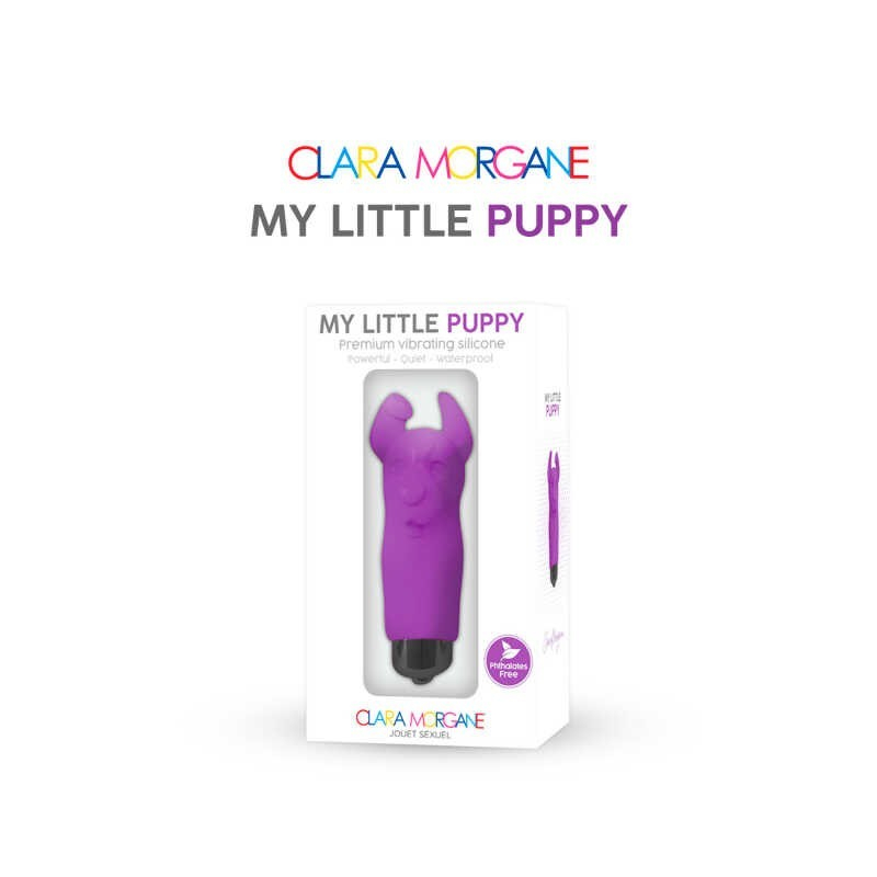 Mini vibromasseur My little Puppy Clara Morgane Violet