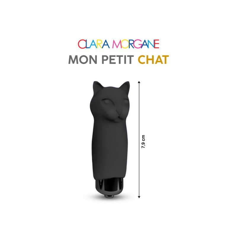 Mini vibromasseur Mon petit chat Clara Morgane Noir